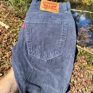 Men’s Levi 502 blue corduroy